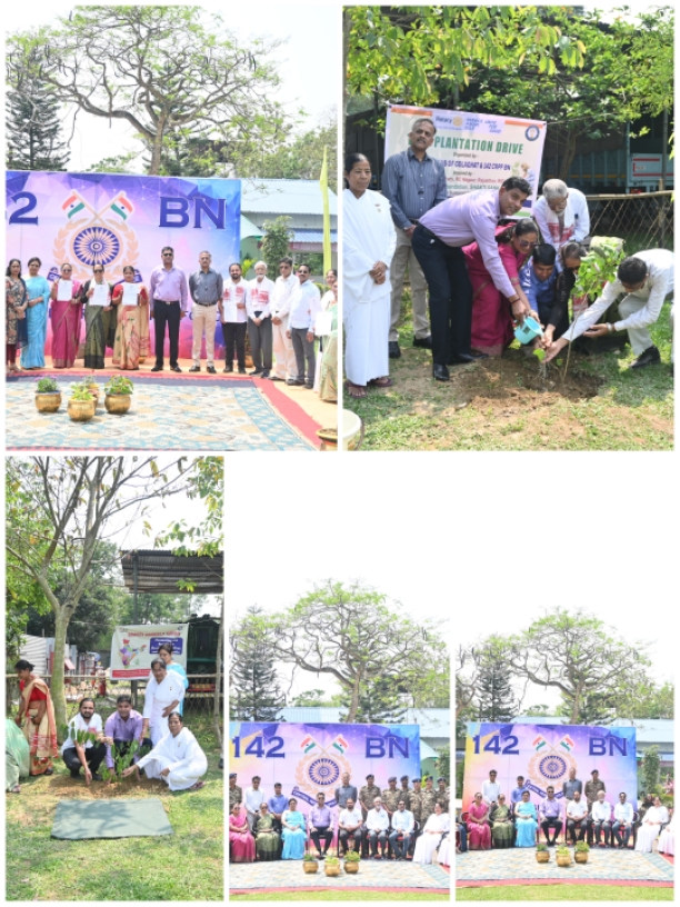 Plantation Drive with 142 BN CRPF 
