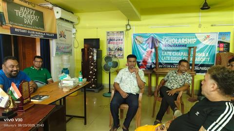 Regular Weekly Meeting ,Sept 25