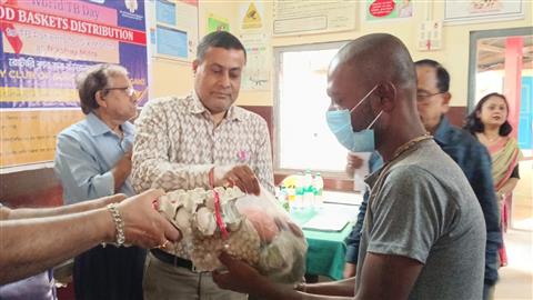 Food basket distribution on world TB day