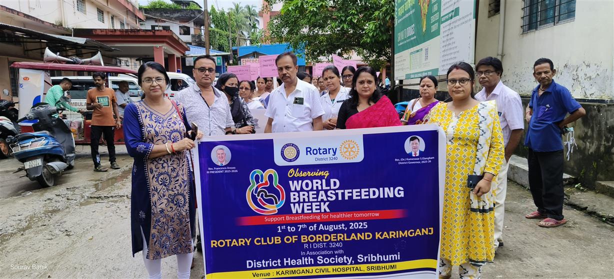 Observance of World Breast feeding week