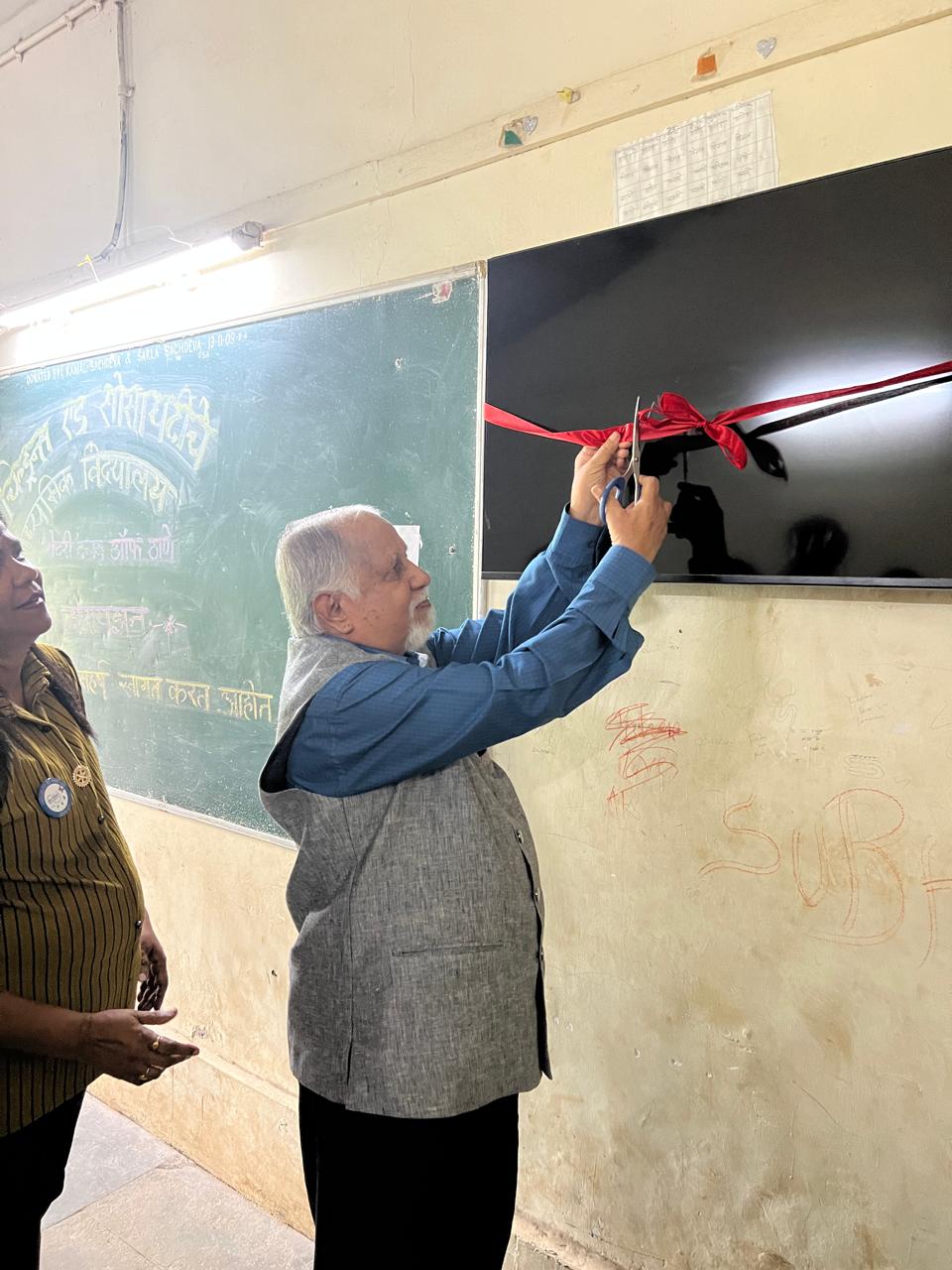 Donation of Smart TVs to needy school