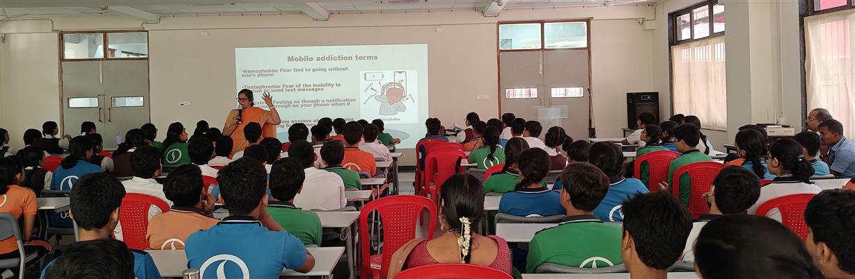 Session  on mobile addiction: (41)