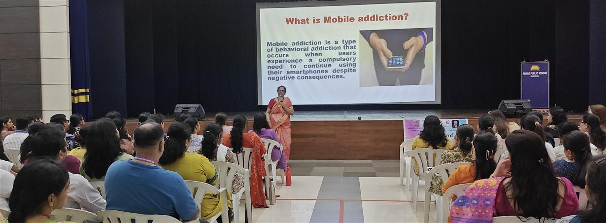 Session (50) on mobile addiction for staff members