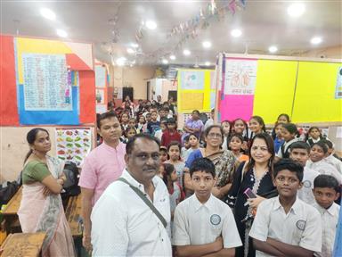 Notebook distribution in underprivileged school