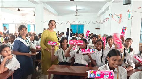 Sanitary Napkin Distribution