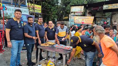 TEA AND SNACKS DISTRIBUTION ON MAHALAYA
