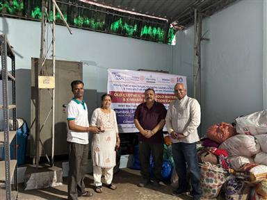 Old cloths & E-waste collection - 1 at RDC