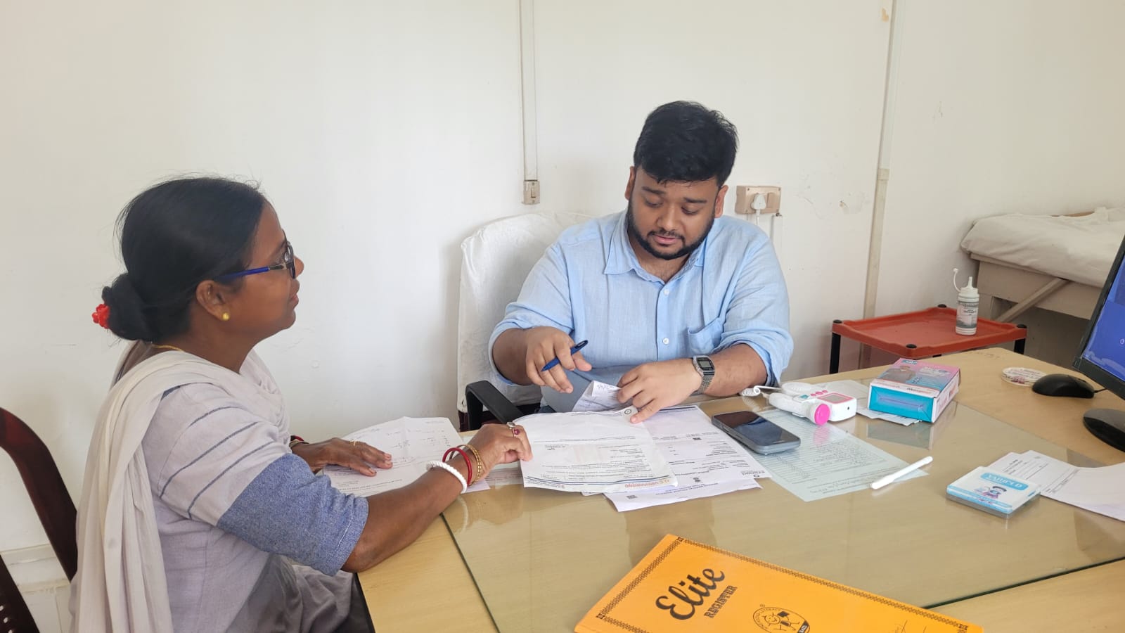 MATERNAL AND CHILD HEALTH CAMP AT KUMBER TE