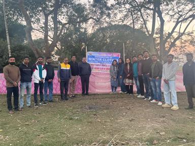 DISTRIBUTION OF WINTER CLOTHS