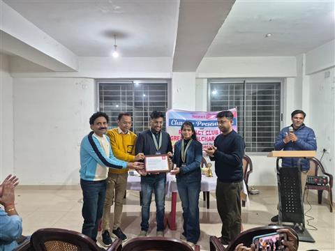 CHARTER CEREMONY OF NEW ROTARACT CLUB