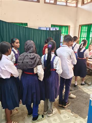 HEALTH & HYGIENE AWARENESS CAMP AT BORKHOLA SCHOOL