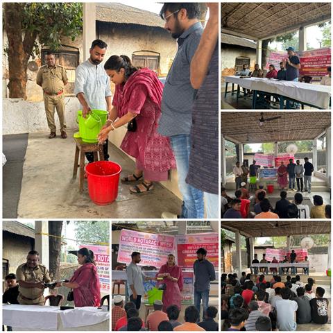 SERVICE PROGRAMME AT CENTRAL JAIL IN ROTARACT WEEK