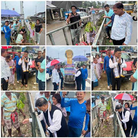 PEACE POLE INSTALLATION & TREE PLANTATION