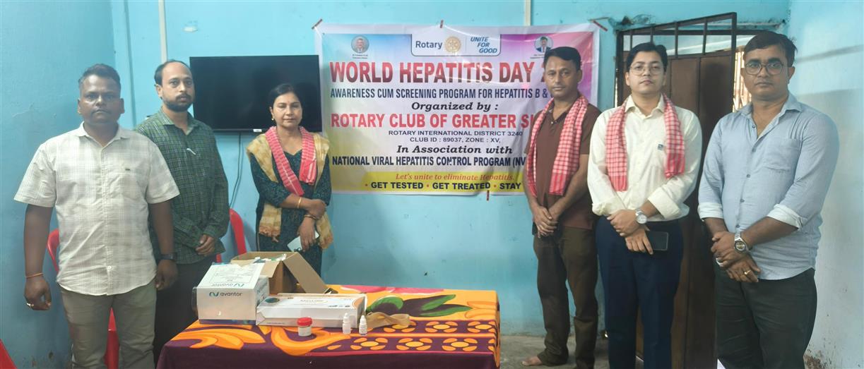 Awareness-cum-screening on World Hepatitis Day25.