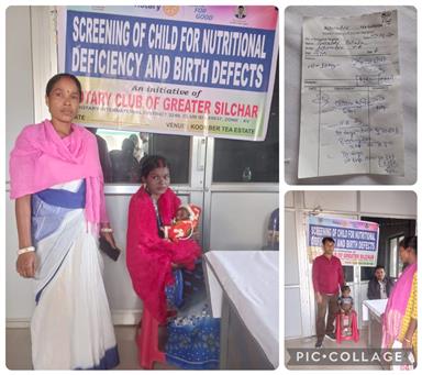 CHILD NUTRITIONAL DEFECIENCY SCREENING CAMP