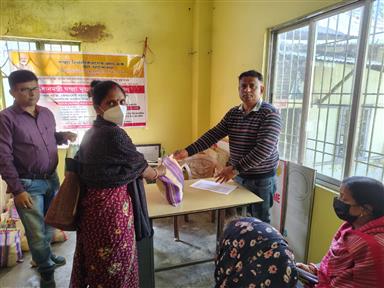 DISTRIBUTION OF NUTRITIONAL FOOD TO TB PATIENTS