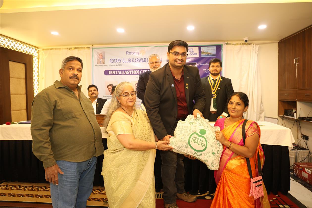 Donation of Grocery to a Family