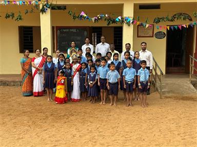 Renovation work in school