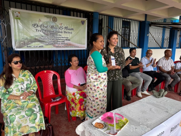 Tree Plantation drive in Pine Mount School