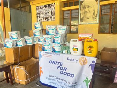 DONATION OF ADULT DIAPERS AND TOILETRIES