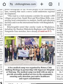 Newspaper Coverage of the Free Health Camp