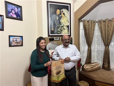 FLAG EXCHANGE with RC Trivandrum Kowdiar