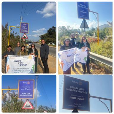 DUAL SIDED - SIGNAGE AT UMROI JUNCTION