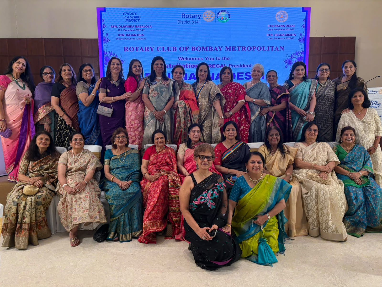 Installation Ceremony of President Nayna Desai