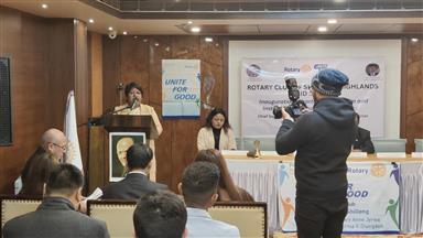 Sponsporing new rotary club, RC shillong highlands