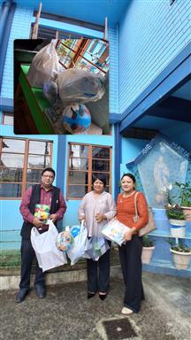 Toys and Books at Orphanage