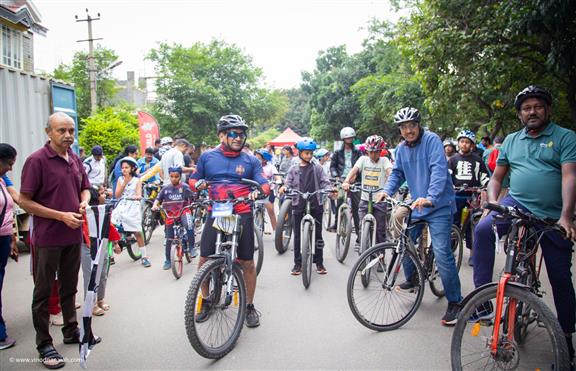 Rotary Bengaluru HSR Cycling Day