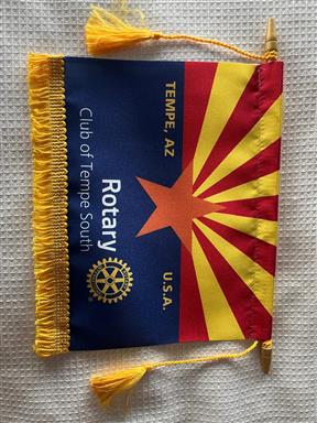 Flag Exchange-Rotary Club of Tempe South, RID 5495