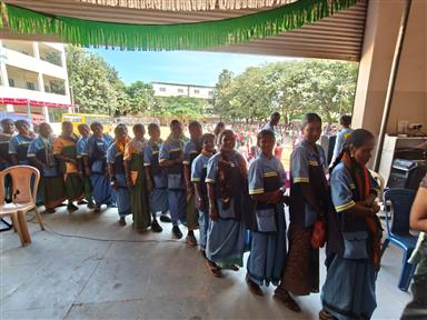 Health Camp at Karnataka Public School, Agara, HSR