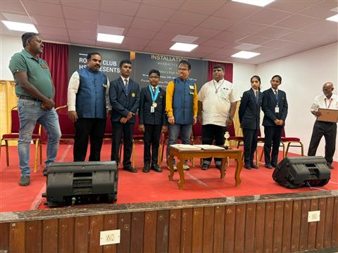 St mary interact club installation
