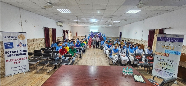 New interact club team dav school