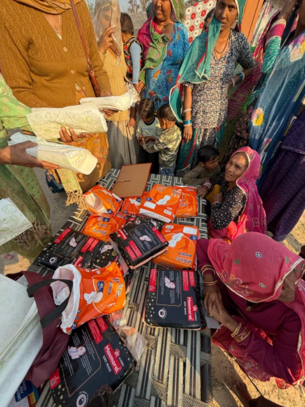 Co pilot distribution of sanitary pads