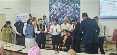 new rotaract club installation at rayat college