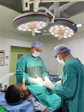 free left inguino-scrotal hernia surgery