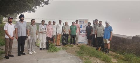 Cleanliness Drive at Head Works, Ropar