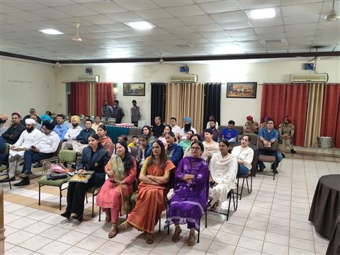 regular friday meeting with fellowship