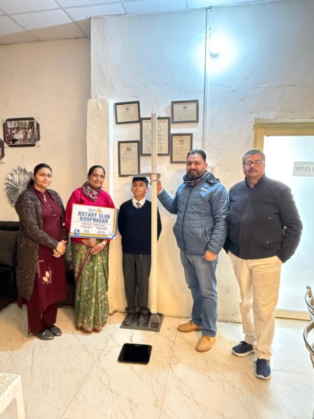 Copilot donation of weighing scale and stadiometer