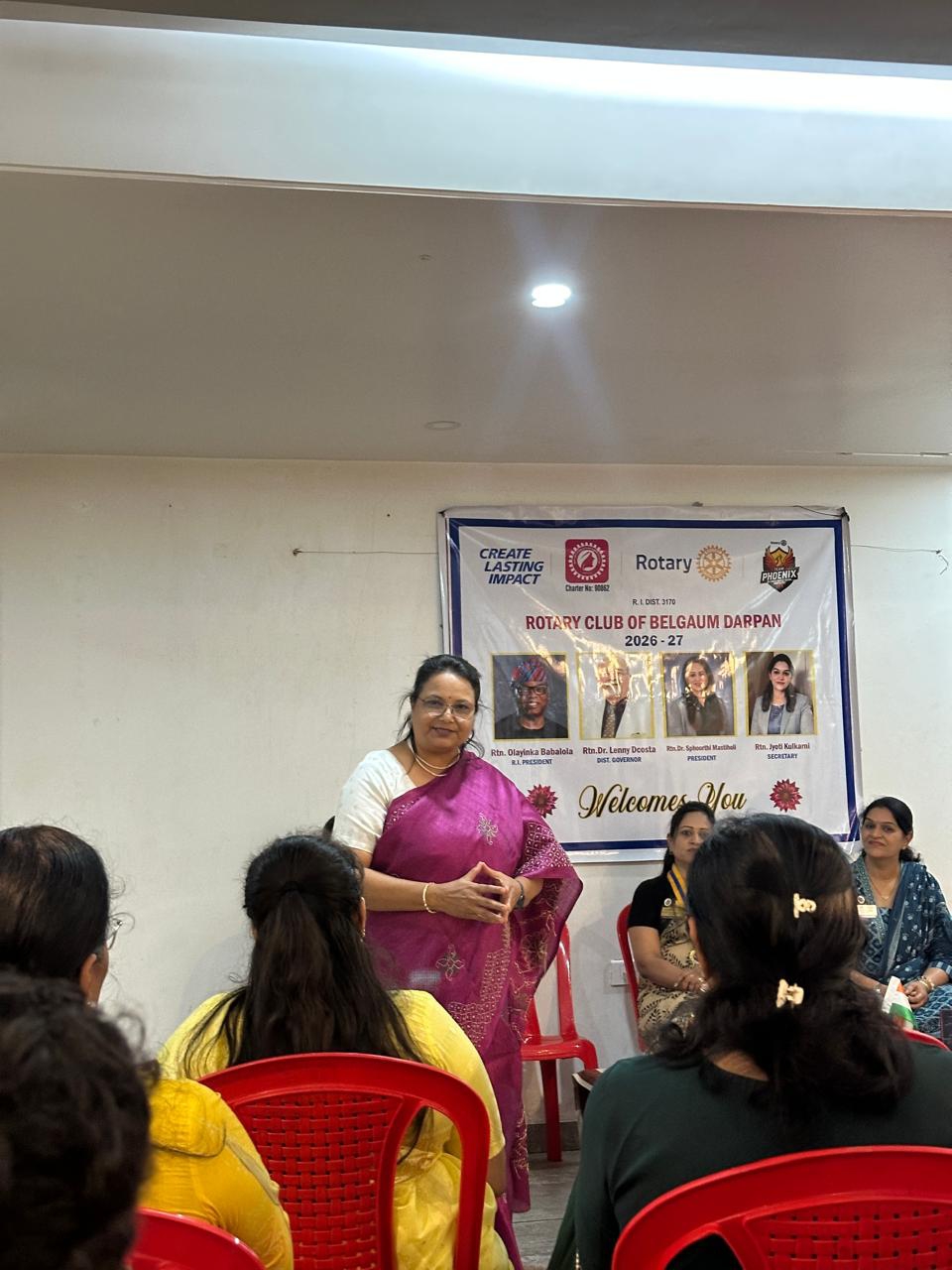 Regular meeting and a talk on wealth creation