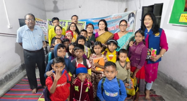Distribution of study aids for children 