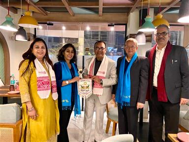 Flag Exchange with RI District 3292 Nepal