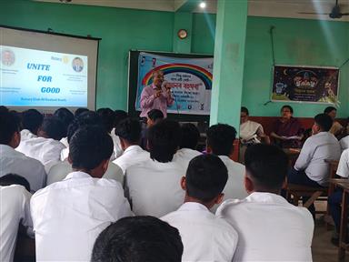 Interaction Programme at Jalukbari Higher Secondar