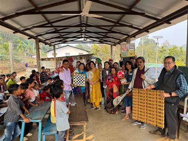 Sports Donation Drive at Parijat Academy