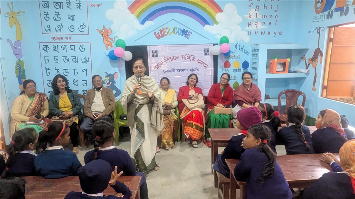 Storytelling Programme at New Guwahati Adarsa Prim