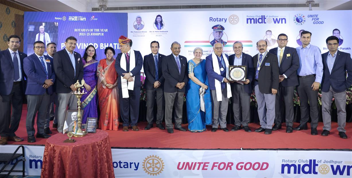 Announced Best Rotarian of the Year 2024 25