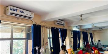 Donated 4 ACs for Female Ward at MDM Hospital