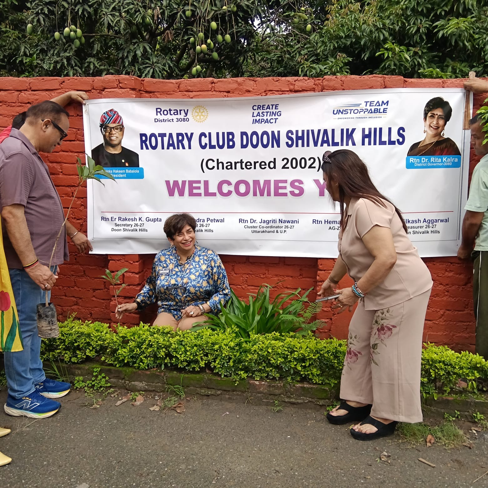 Tree Plantation & Peace Pole Installation